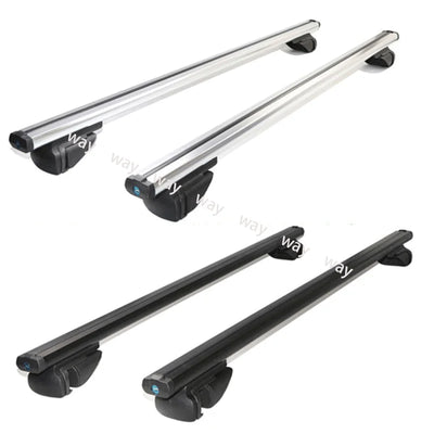 Barres de Toit Universelles Rails Longitudinaux 110 à 135 cm