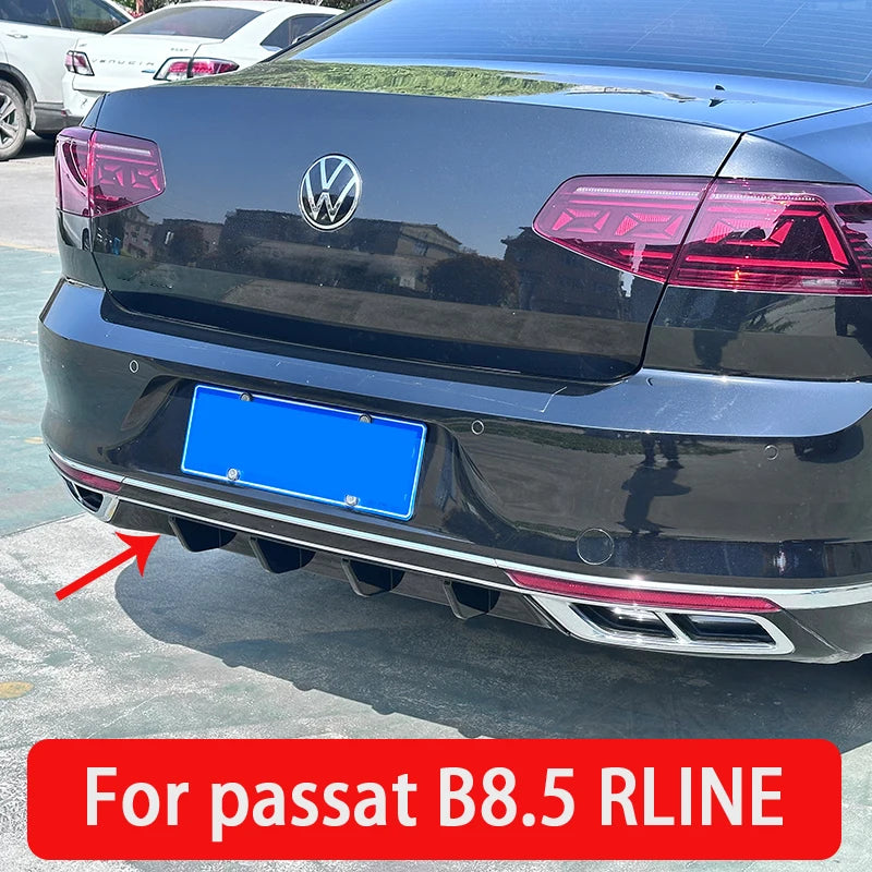 Diffuseur Arrière Volkswagen Passat B8 et B8.5 R-Line 2020-2023 Noir Brillant
