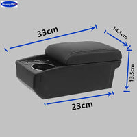 Accoudoir Peugeot 207 207 CC Console Centrale avec Rangement Porte-Gobelet et USB