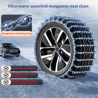 Car Snow Chains Pair 145 to 285 mm