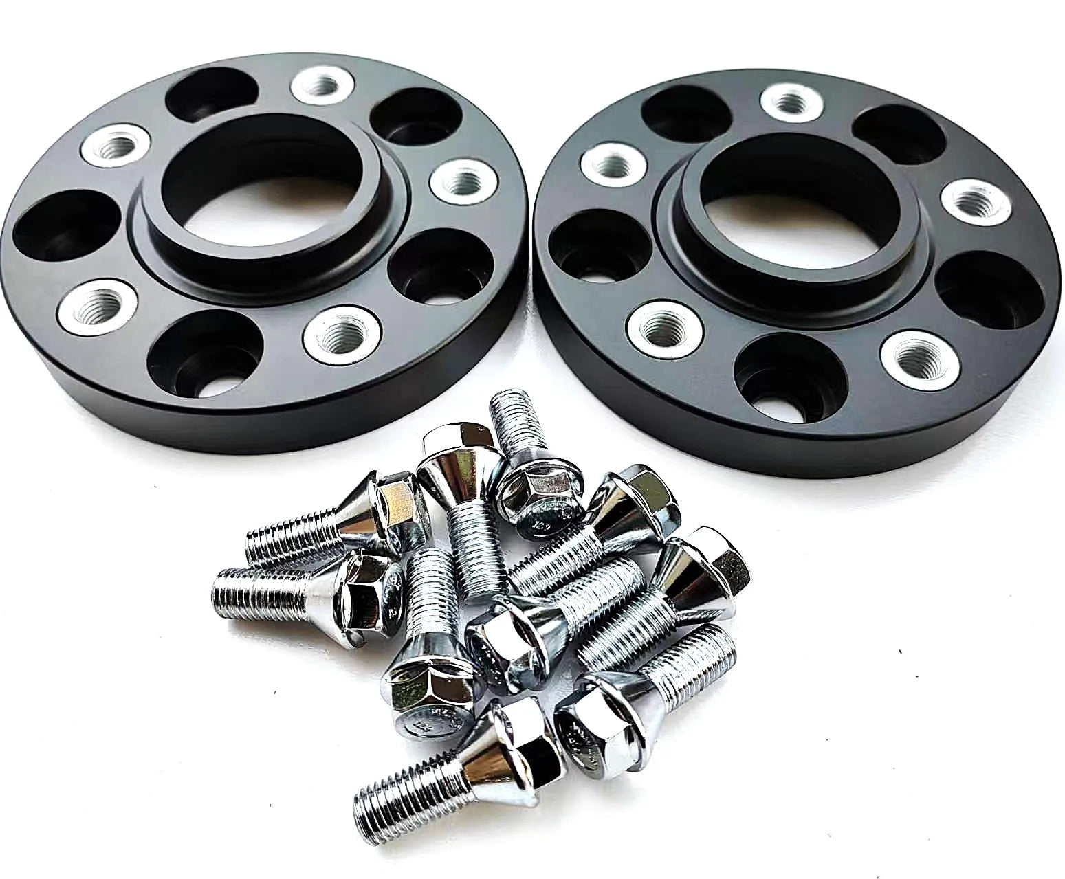 Wheel Spacers BMW 5 Series F10 F07 5x120 Hub Bore 72.6 mm 20 mm with Bolts