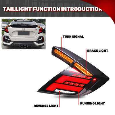 Feux Arrière LED Honda Civic Type-R 2016-2020
