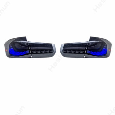 Feux Arrière LED BMW Série 3 F30 F80 Animation Bleue
