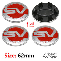 Cache-Moyeux Land Rover 62 mm Lot de 4 Emblèmes de Jante 3D ABS Chromé pour Evoque Defender Discovery 4 Range Rover Sport