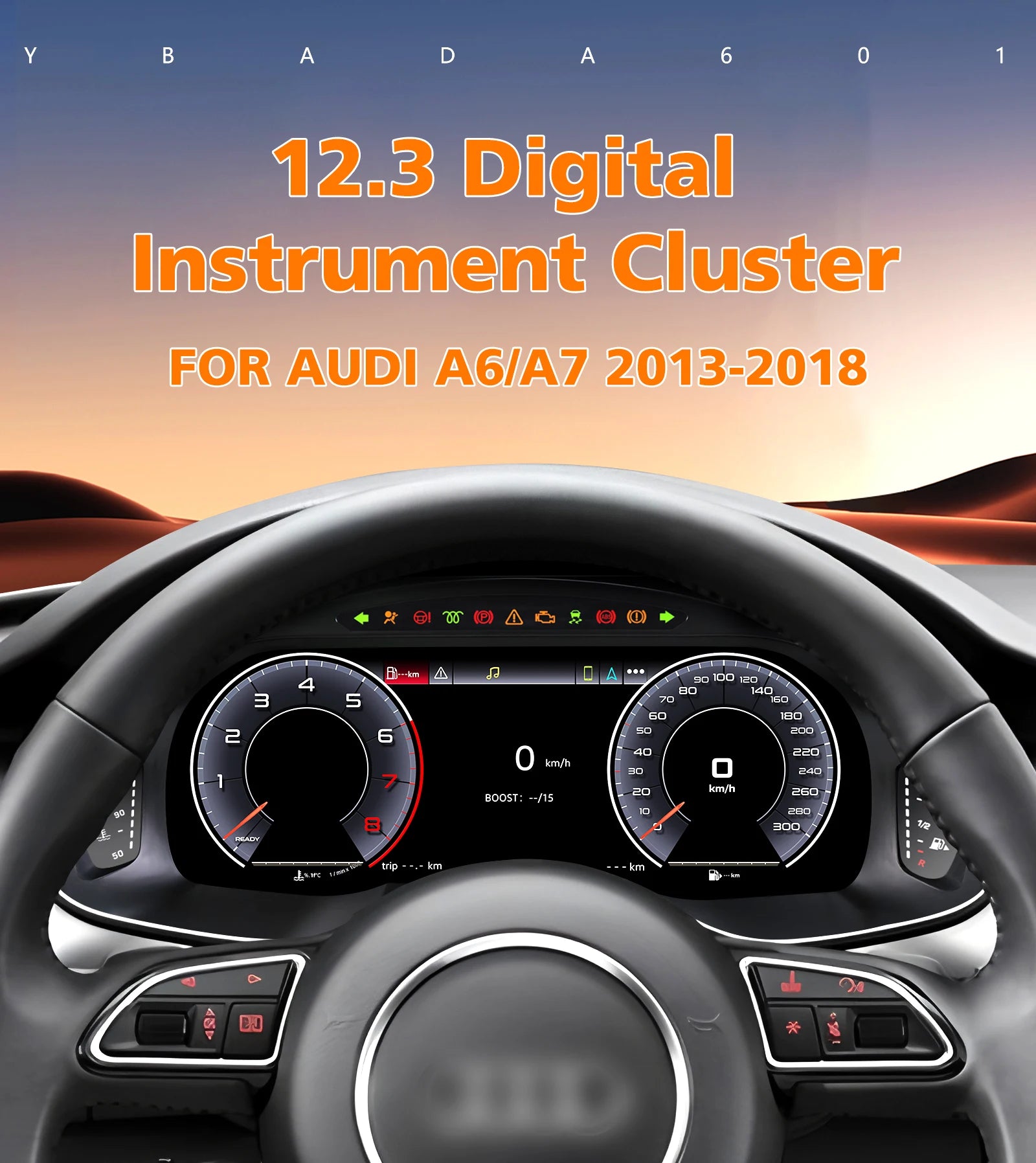 Tableau de Bord Numérique Audi A6 A7 2013-2018