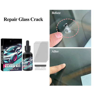 Kit de Réparation Pare-Brise Voiture Résine 30 ml