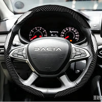Surcouches de Volant à Clips Aspect Carbone Dacia Sandero Stepway Duster Jogger Bigster Spring Logan