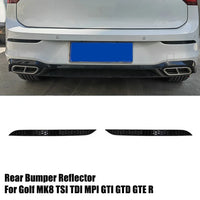 Cache Suppression Réflecteur Pare-Choc Golf MK6-MK8 GTI GTD R-Line — vue de face