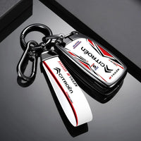Étui de Protection Clé Citroën C3 C4 C5 Berlingo Picasso Alliage de Zinc Blanc ou Noir
