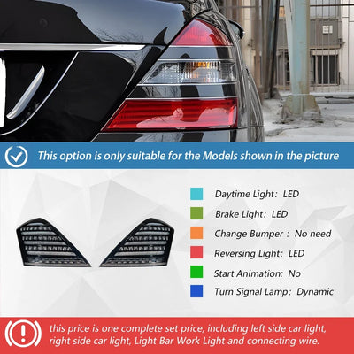 Feux Arrière LED Mercedes Classe S W221 2006-2013
