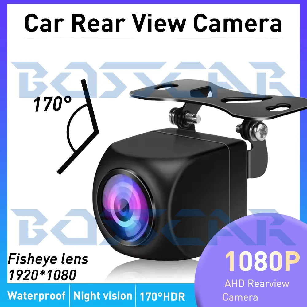 Caméra de Recul BOSSCAR AHD 1080P Fisheye 170° Avant ou Arrière