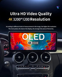 Autoradio Android Mercedes Classe G W463 2013-2018 Écran QLED 14,6 pouces CarPlay Sans Fil GPS