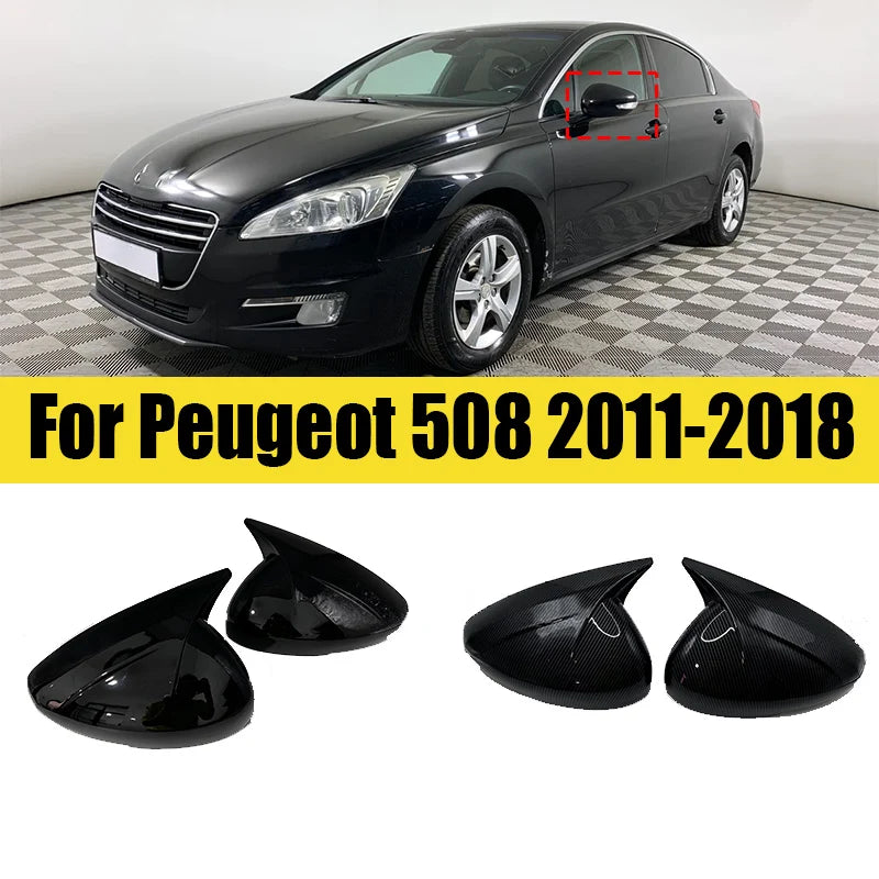 Coque de Rétroviseur Peugeot 508 2011-2018 Style Bullhorn