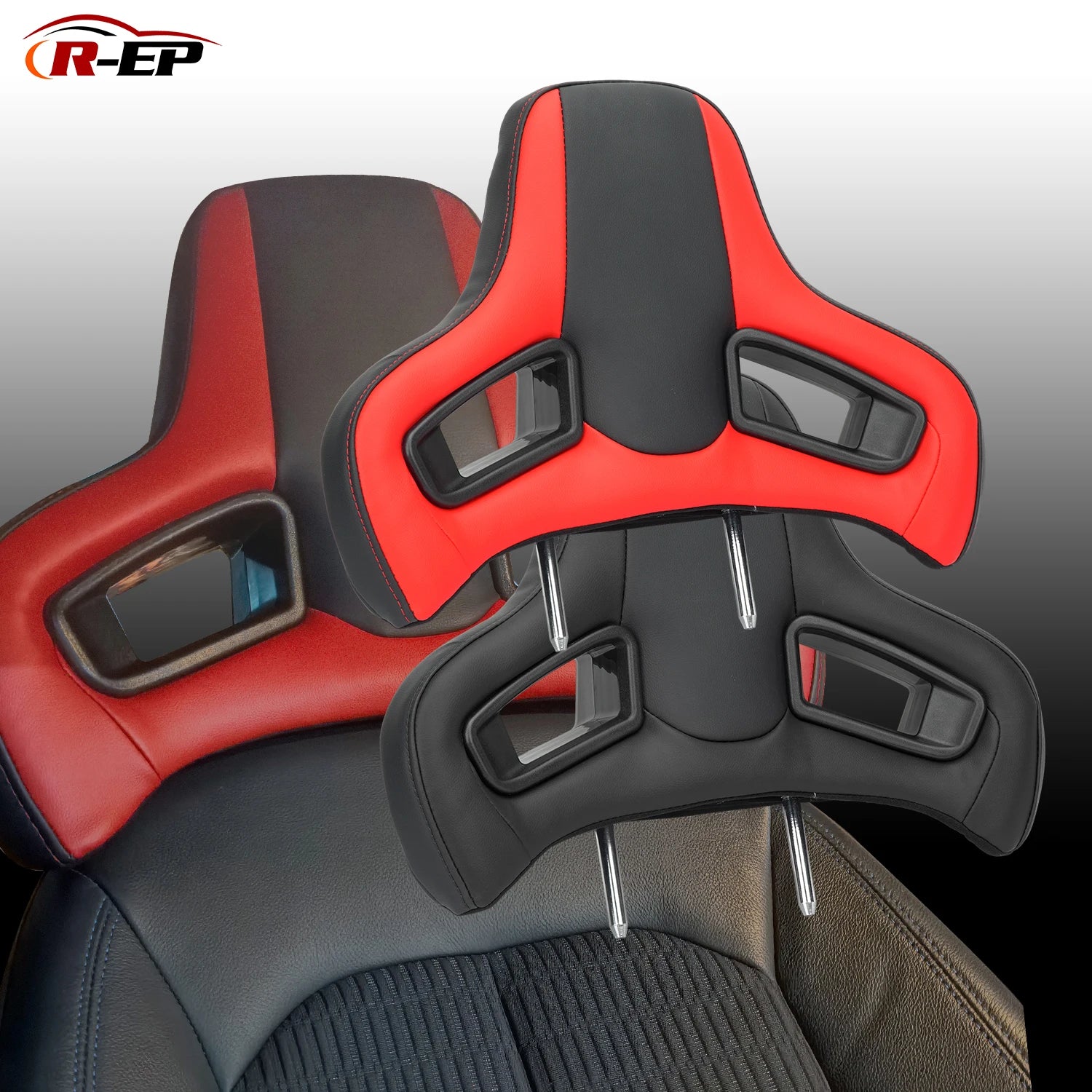 Appui-Tête Baquet Sport Universel Cuir PVC 1 Pièce
