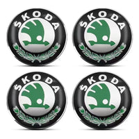 Cache-Moyeux Skoda Octavia Fabia Superb 56mm 60mm Anti-Poussière — détail du support