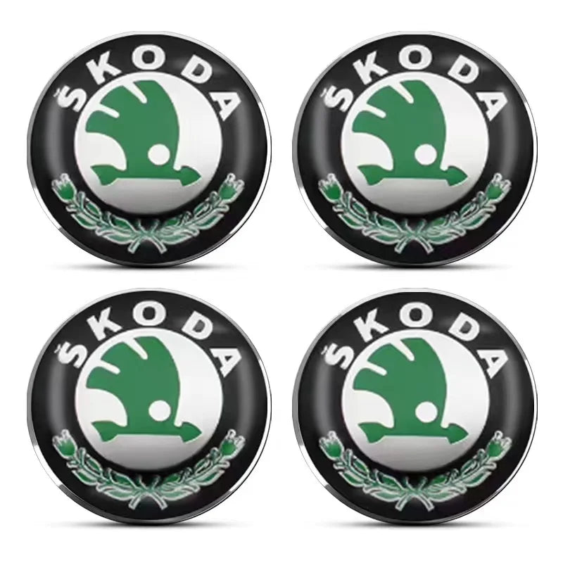 Cache-Moyeux Skoda Octavia Fabia Superb 56mm 60mm Anti-Poussière — détail du support