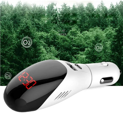 Purificateur d'Air Voiture Ioniseur Chargeur USB Type-C