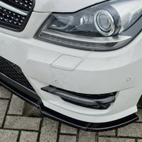 Lame Avant Mercedes Classe C W204 S204 2011-2014 Kit 3 Pièces