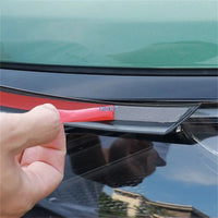 Calandre BYD Atto 3 Evo 2026 Bandeau Supérieur et Sourcils d'Optiques Style Racing, Kit 3 Pièces Aspect Carbone ou Noir
