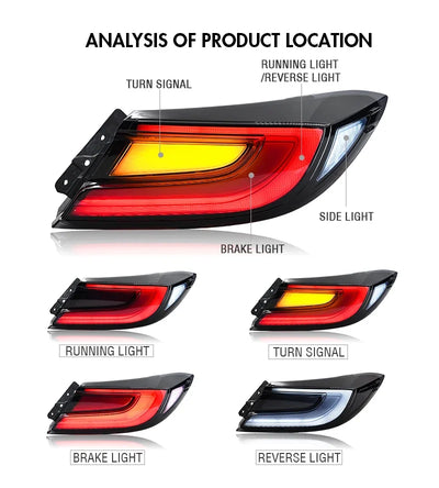 Feux Arrière LED Toyota GR86 Subaru BRZ ZN8 ZD8 (2021-2024)