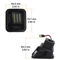 Éclairage de Plaque LED Ford Super Duty 2017-2022