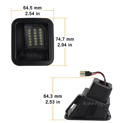 Éclairage de Plaque LED Ford Super Duty 2017-2022