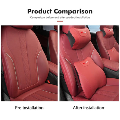 Coussin Lombaire et Appuie-Tête Voiture Audi A3 A4 Q5 TT