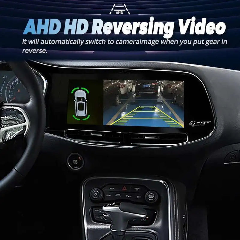 Autoradio Android 13 Écran QLED Dodge Challenger SRT Hellcat 2010-2023 CarPlay Sans Fil GPS 4G