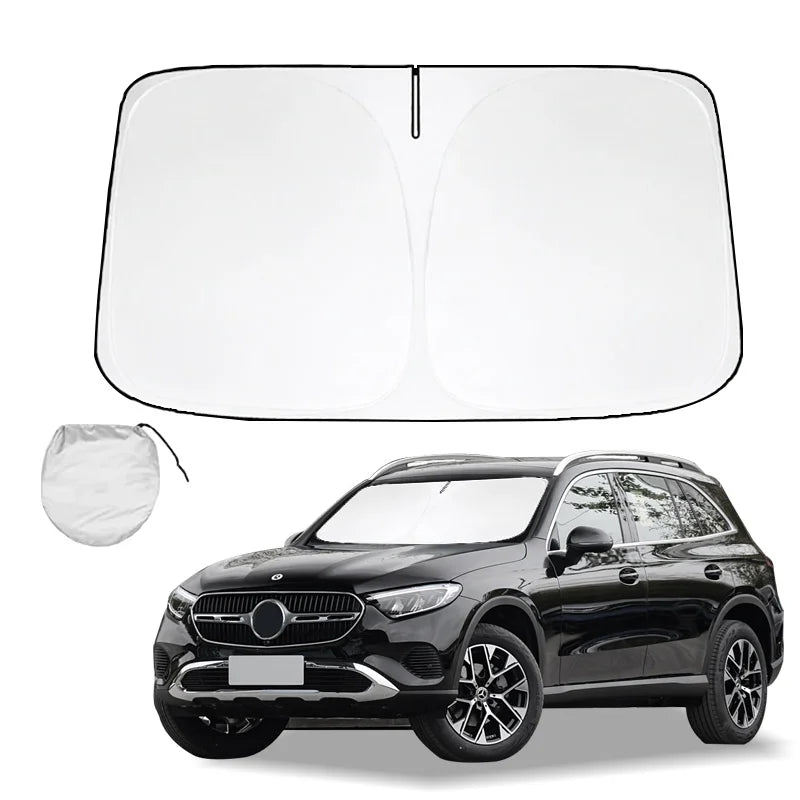 Pare-Soleil Pare-Brise Mercedes GLC X253 X254 Pliable Anti-UV Face Réfléchissante