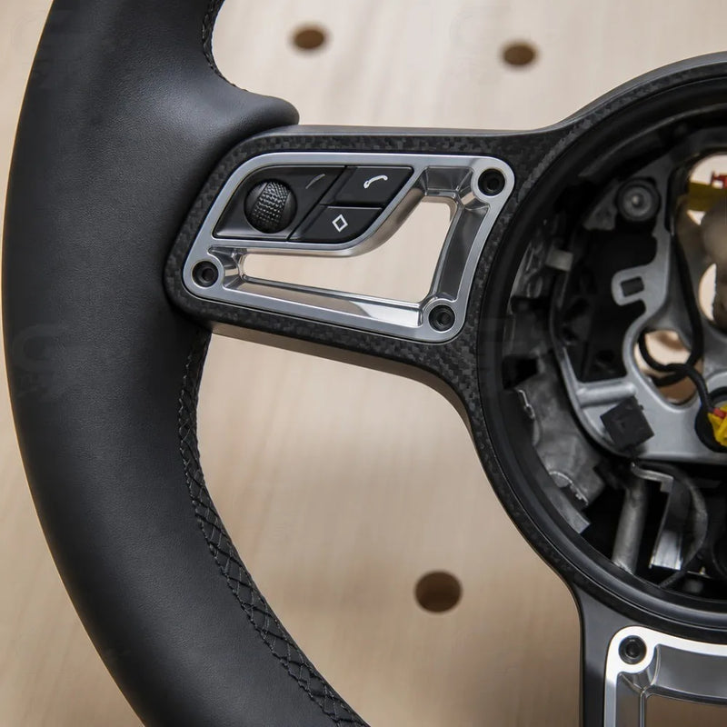 Lederlenkrad für Porsche 911 GT3 Carrera Turbo 718 Macan Cayenne Panamera 970 971 991 95B 958 982 981 9YA 997 987