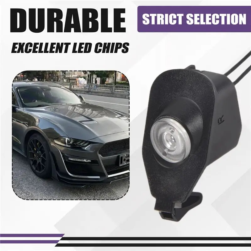 Projecteur Porte Ford Mustang 2013-2022, Lumière de Bienvenue LED, la Paire
