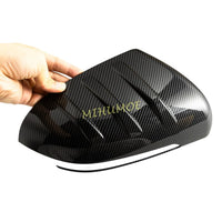 Coques de Rétroviseur BYD Atto 3, Seal U, Sealion 5 et 6, Song Plus 2022-2026 Aspect Carbone à Ailettes, Paire
