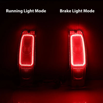 Feux Arrière LED Ford Econoline F100 Bronco Fumé Rouge