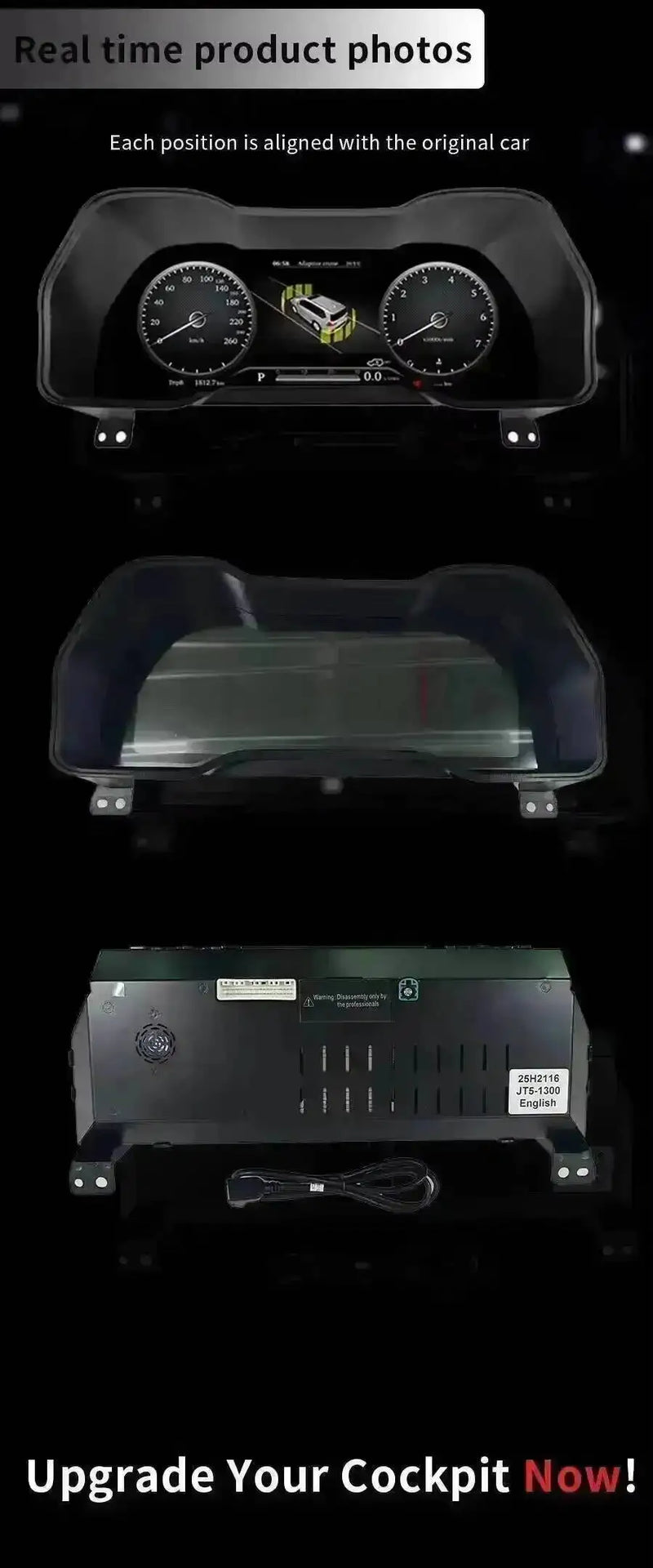Tableau de Bord Numérique 12,3 Pouces Land Rover Range Rover L322 V8 2002-2009