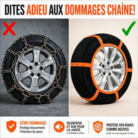 Chaussettes à Neige Textile Épaisses Anti-Usure Voiture et SUV