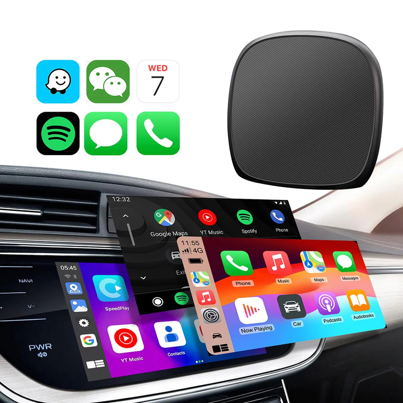 Boîtier CarPlay Renault AI Box 4G 64 Go GPS Sans Fil