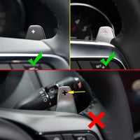 Compatibilité des palettes au volant Land Rover selon le levier d'origine