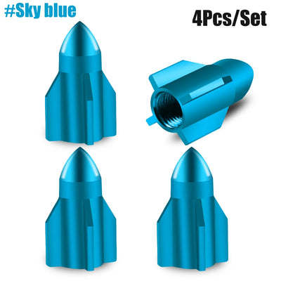 Bouchons de Valve Universels Grenade Aluminium Anodisé
