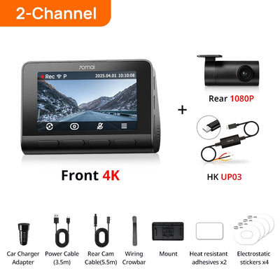 Dashcam 70mai A810S 4K Wi-Fi 6 GPS ADAS