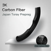 Couvre Volant Tesla Model 3 2017-2023 et Model Y 2020-2024 en Fibre de Carbone, Partie Haute ou 2 Pièces