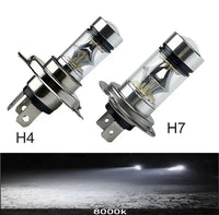 Ampoules LED H4 H7 12000LM 80W Voiture