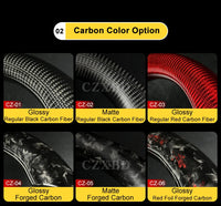 Volant en fibre de carbone véritable et cuir sur mesure pour Ford Mustang 2005-2009 – Fabrication 7 à 14 jours