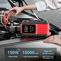 Booster de Batterie Voiture 1800A 12V avec Compresseur Intégré