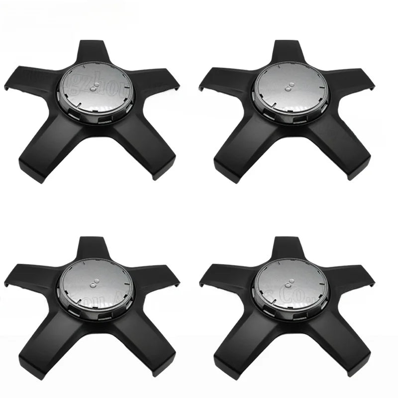 Cache-Moyeux Mercedes AMG A0004002400, S63 S65 C43 C63 S560 S680 GLS600, Noir, 5 Branches