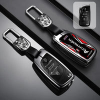 Étui de Protection Clé Citroën C3 C4 C5 Berlingo Picasso Alliage de Zinc Blanc ou Noir
