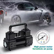 Compresseur de Pneu Voiture 12V Double Cylindre Manomètre ou Écran