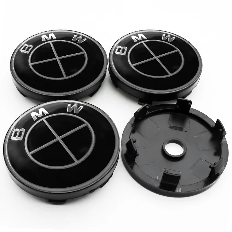 Cache-Moyeux BMW E90 F30 F10 X1 X5 56mm 60mm — gros plan