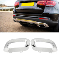 Embout d'Échappement Mercedes GLC GLE GLS AMG Line 2020-2023 Chrome ou Noir