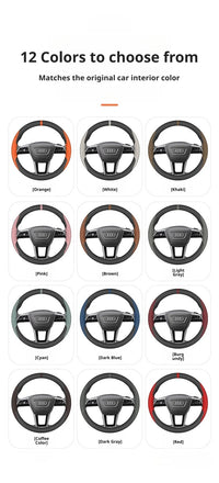 Couvre Volant Toyota Camry, RAV4, Highlander, Avalon, Sienna, Venza en Cuir Nappa Perforé, 8 Coloris