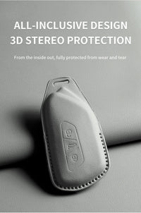 Étui de Protection Clé Cuir Volkswagen Golf 8 ID.3 ID.4 Skoda Octavia 4 Seat Leon 4 Cupra Formentor